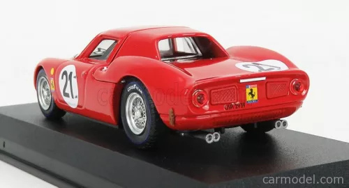 FERRARI  250LM 3.3L V12 ch. n5893 TEAM N.A.R.T. NORTH AMERICAN RACING N 21 WINNER 24h LE MANS 1965 JOCHEN RINDT - MASTEN GREGORY  RED