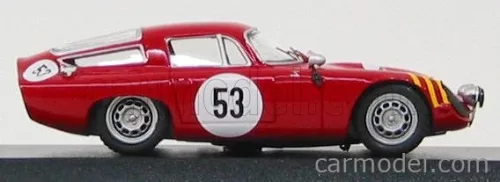 ALFA ROMEO  TZ1 N 53 SEBRING 1964 STODDARD - KASER  RED