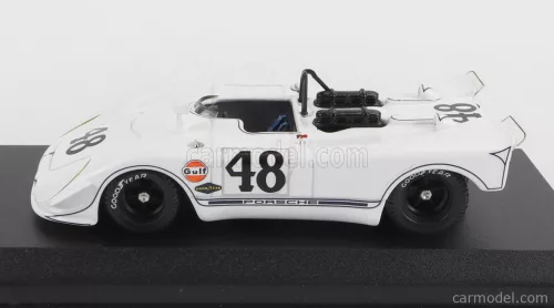 PORSCHE  908/02 FLUNDER SPIDER N 48 2nd 12h SEBRING 1970 STEVE McQUEEN - P.REVSON  WHITE