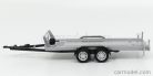 ACCESSORIES  CARRELLO TRASPORTO AUTO 2-ASSI - CAR TRANSPORTER TRAILER  SILVER BLACK