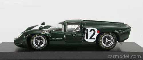 LOLA  T70 MKIII ASTON MARTIN 5.0L V8 TEAM LOLA RACING N 12 24h LE MANS 1967 K.IRWIN - P.DE KLERK  GREEN