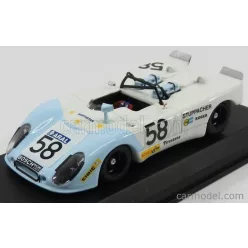  PORSCHE  FLUNDER N 58 24h LE MANS 1972 ROSER - STUPPACHER  WHITE LIGHT BLUE
