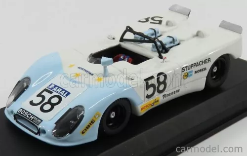 PORSCHE  FLUNDER N 58 24h LE MANS 1972 ROSER - STUPPACHER  WHITE LIGHT BLUE