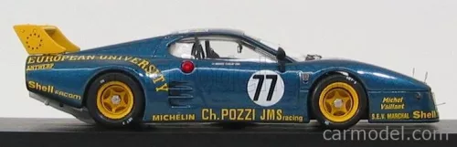 FERRARI  512BB LM TEAM CHARLES POZZI JMS RACING N 77 24h LE MANS 1980 J.C.ANDRUET - C.BALLOT LENA