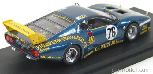 FERRARI  512BB LM TEAM CHARLES POZZI JMS RACING N 76 24h LE MANS 1980 P.DIEUDONNE - J.XHENCEVAL - H.REGOUT