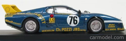 FERRARI  512BB LM TEAM CHARLES POZZI JMS RACING N 76 24h LE MANS 1980 P.DIEUDONNE - J.XHENCEVAL - H.REGOUT