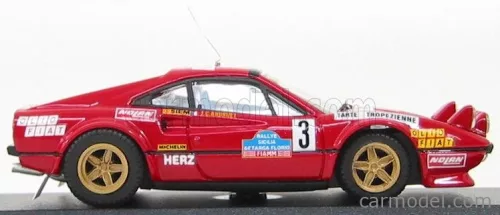 FERRARI  308 GTB GR.4 N 3 TARGA FLORIO 1980 ANDRUET - BICHE