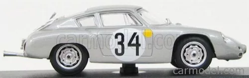 PORSCHE  1600GS ABARTH N 34 LE MANS 1962 BARTH - HERRMANN  SILVER