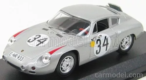 PORSCHE  1600GS ABARTH N 34 LE MANS 1962 BARTH - HERRMANN  SILVER