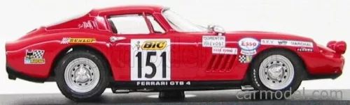 FERRARI  275 GTB4 COUPE N 151 TOUR DE FRANCE 1970 A.CORENTIN - B.PREVOST