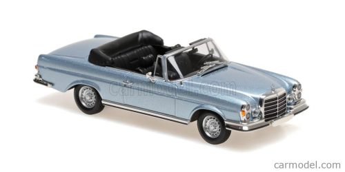 MERCEDES BENZ  S-CLASS 280SE 3.5 (W111) CABRIOLET 1970  LIGHT BLUE MET