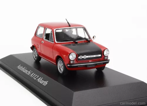 AUTOBIANCHI  A112 ABARTH 1974  RED BLACK