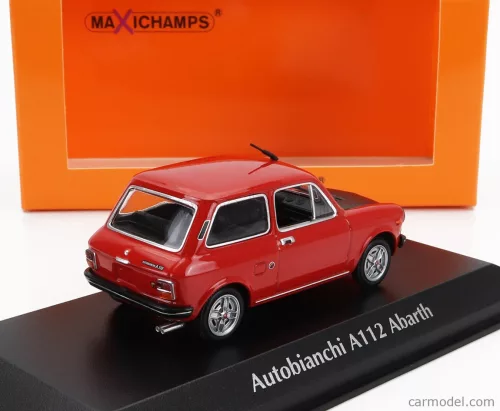 AUTOBIANCHI  A112 ABARTH 1974  RED BLACK