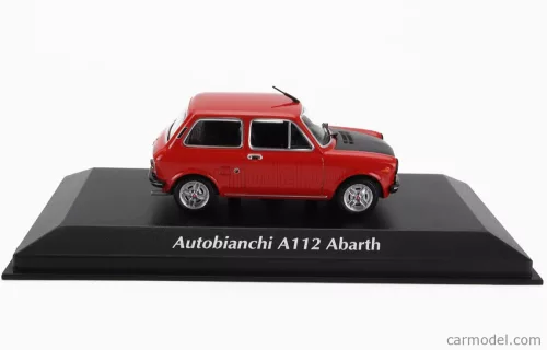 AUTOBIANCHI  A112 ABARTH 1974  RED BLACK