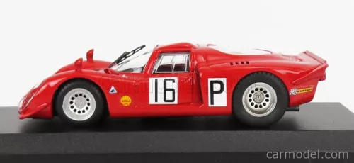 ALFA ROMEO  33.2 N 16 NURBURGRING 1968 I.GIUNTI - N.GALLI  RED GREEN