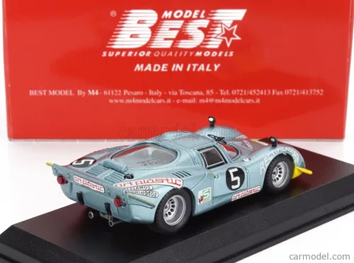 ALFA ROMEO  33.2 N 5 CIRCUITO DE RESTINGA 1974 SANTOS PERAS  LIGHT BLUE YELLOW