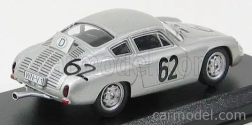 PORSCHE  1600GS ABARTH N 62 TARGA FLORIO 1963 KOCH - VON SCHROTER  SILVER