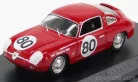 FIAT  ABARTH 1000 COUPE ZAGATO N 80 WINNER SEBRING 1961 GLERTZ - LIESS  RED