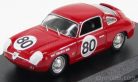 FIAT  ABARTH 1000 COUPE ZAGATO N 80 WINNER SEBRING 1961 GLERTZ - LIESS  RED