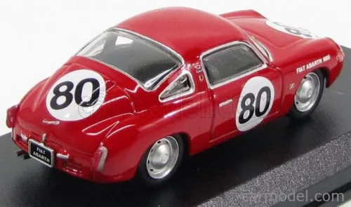 FIAT  ABARTH 1000 COUPE ZAGATO N 80 WINNER SEBRING 1961 GLERTZ - LIESS  RED