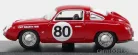 FIAT  ABARTH 1000 COUPE ZAGATO N 80 WINNER SEBRING 1961 GLERTZ - LIESS  RED