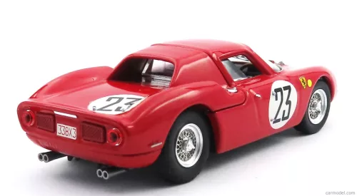 FERRARI  250LM 3.3L V12 TEAM EQUIPE NATIONALE BELGE N 23 24h LE MANS 1964 PIERRE DUMAY - GERARD LANGLOIS VAN OPHEM  RED