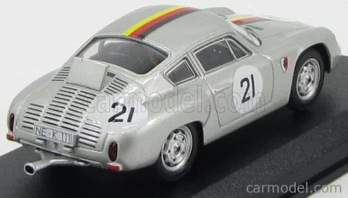 PORSCHE  ABARTH N 21 1000km PARIGI 1962 LINGUE - KOCH