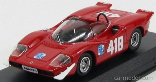 FIAT  ABARTH 2000 S N 418 WINNER TRIESTE-OPICINA 1969 F.PILONE  RED