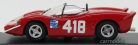 FIAT  ABARTH 2000 S N 418 WINNER TRIESTE-OPICINA 1969 F.PILONE  RED