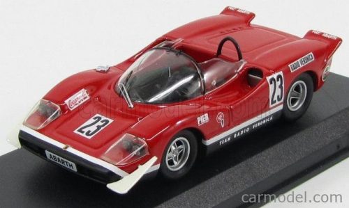 FIAT  ABARTH 2000S SPIDER TEAM RADIO VERONICA N 23 SILVERSTONE 1969 E.SWART