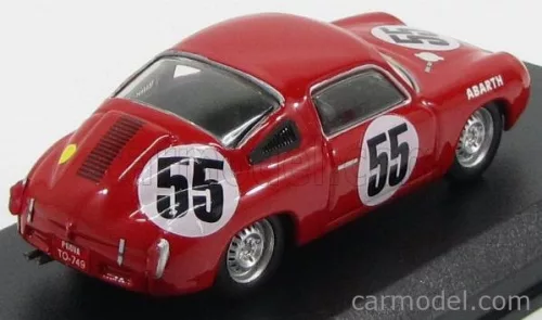 FIAT ABARTH 700S COUPE TEAM ABARTH & CIE N 55 24h LE MANS 1961 P.CONDRILLIER - C.FOITEK
