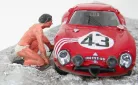 ALFA ROMEO  TZ2 N 43 24h LE MANS 1965 (WITH FIGURE) ZECCOLI - ROSINSKI