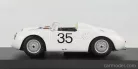 PORSCHE  550 RS SPIDER N 35 24h LE MANS 1957 HUGUS - G.DE BEAUFORT  WHITE BLUE