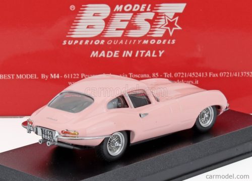 JAGUAR  E-TYPE COUPE 1961 - PERSONAL CAR RITA PAVONE  PINK