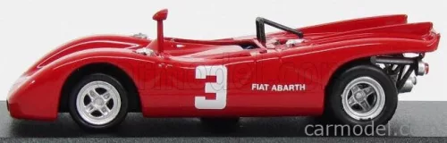 FIAT  ABARTH 2000 SPIDER N 3 2nd EUROPEAN 2 LITRE CHAMPIONSHIP SALZBURGRING 1970 D.QUESTER  RED