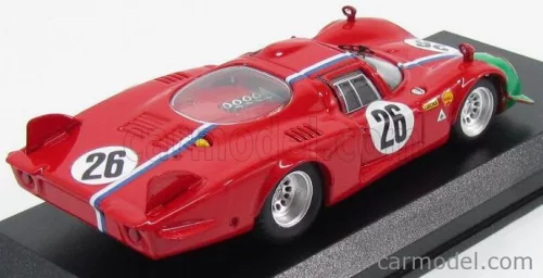 ALFA ROMEO  33.2 LM N 26 1000km MONZA 1968 TROSCH - GOSSELIN