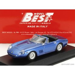  FERRARI  275 GTB/4S s/n.10453 NART SPIDER OPEN 1967 - PERSONAL CAR STEVE MCQUEEN  BLUE MET