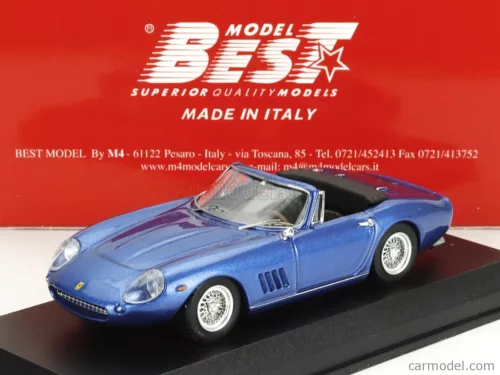FERRARI  275 GTB/4S s/n.10453 NART SPIDER OPEN 1967 - PERSONAL CAR STEVE MCQUEEN  BLUE MET