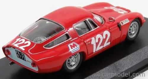 ALFA ROMEO  TZ1 SCUDERIA PAGASO N 122 TARGA FLORIO 1966 LO PICCOLO - SUTERA