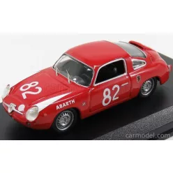   FIAT  850 ABARTH ZAGATO N 82 WINNER 500km NURBURGRING 1960 CASTELLINA - VINATIER