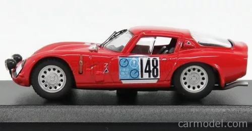 ALFA ROMEO TZ2 N 148 RALLY PERGUSA JOLLY HOTEL 1965 DE ADAMICH - LINI