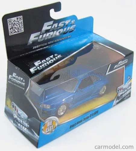 NISSAN  BRIAN'S SKYLINE GT-R (R34) 2007 - PAUL WALKER - FAST & FURIOUS 7  BLUE MET