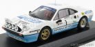 FERRARI  308 GTB N 1 WINNER RALLY CRITERIUM LUIS DE BAVIERA 1984 ZANINI - AUTET  WHITE BLUE