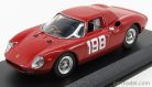 FERRARI  250LM COUPE N 198 WINNER COPPA F.I.S.A. MONZA 1966 E.LUATI