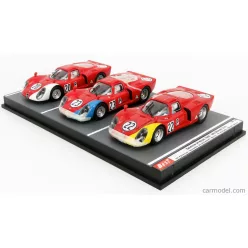   ALFA ROMEO  SET 3X 33.2 N 20 5th 24h DAYTONA 1968 SCHUTZ - VACCARELLA - N 23 6th ANDRETTI - BIANCHI  - N 22 7th CASONI - BISCALDI - ZECCOLI