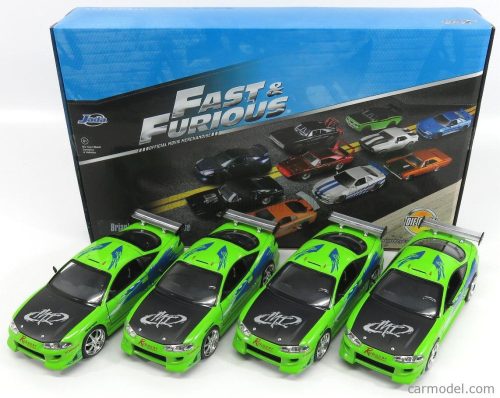 MITSUBISHI  SET 4X ECLIPSE 1995 - PAUL WALKER - BRIAN O'CONNER - FAST & FURIOUS I (2001)