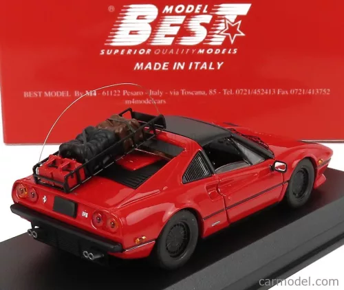 FERRARI  308 GTSi USA 1982 RALLY MISSION - ARTIC CIRCLE - CIRCOLO POLARE ARTICO - 2021  RED