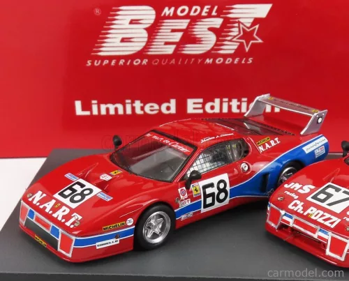 FERRARI  SET 2X 512BB LM TEAM JMS POZZI RACING N 67 24h DAYTONA 1979 C.B.LENA - M.LECLERE - J.C.ANDRUET + 512BB LM TEAM N.A.R.T. N 68 24h DAYTONA 1979 B.TULLIS - J.P.DELAUNAY - P.BEDARD