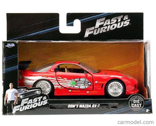 MAZDA  DOM'S RX-7 2001 - TORETTO - FAST & FURIOUS 8 2017  RED SILVER