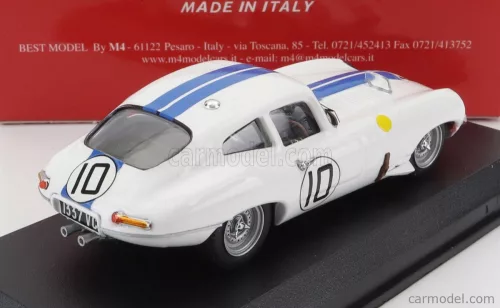 JAGUAR E-TYPE 3.8L S6 COUPE TEAM BRIGGS CUNNINGHAM N 10 4th 24h LE MANS 1962 B.CUNNINGHAM - R.SALVADORI